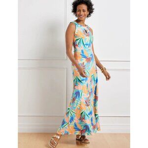 Talbots | Jersey Maxi Dress | Floral | Excellent Condition | Size P (Small)